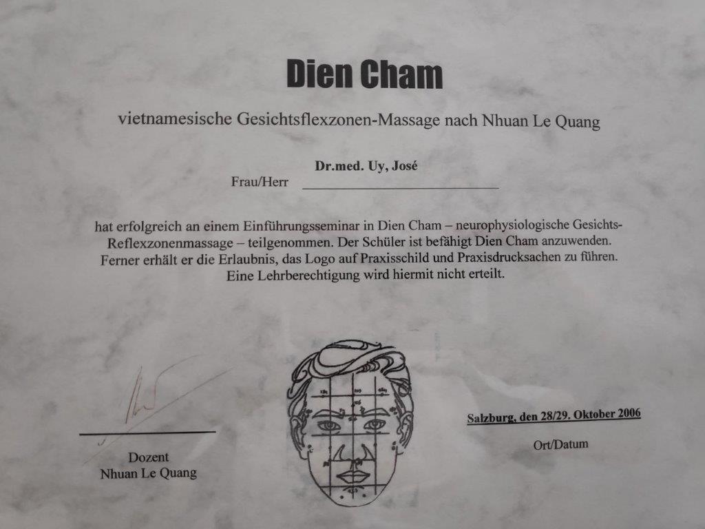 Dien Cham - Vietnamesische Gesichtsreflexzonen-Massage