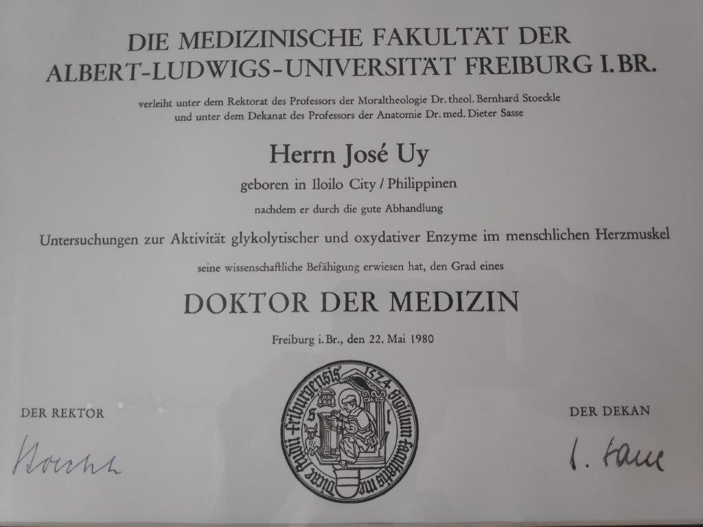 Doktor der Medizin - Albert-Ludwigs-Universität Freiburg